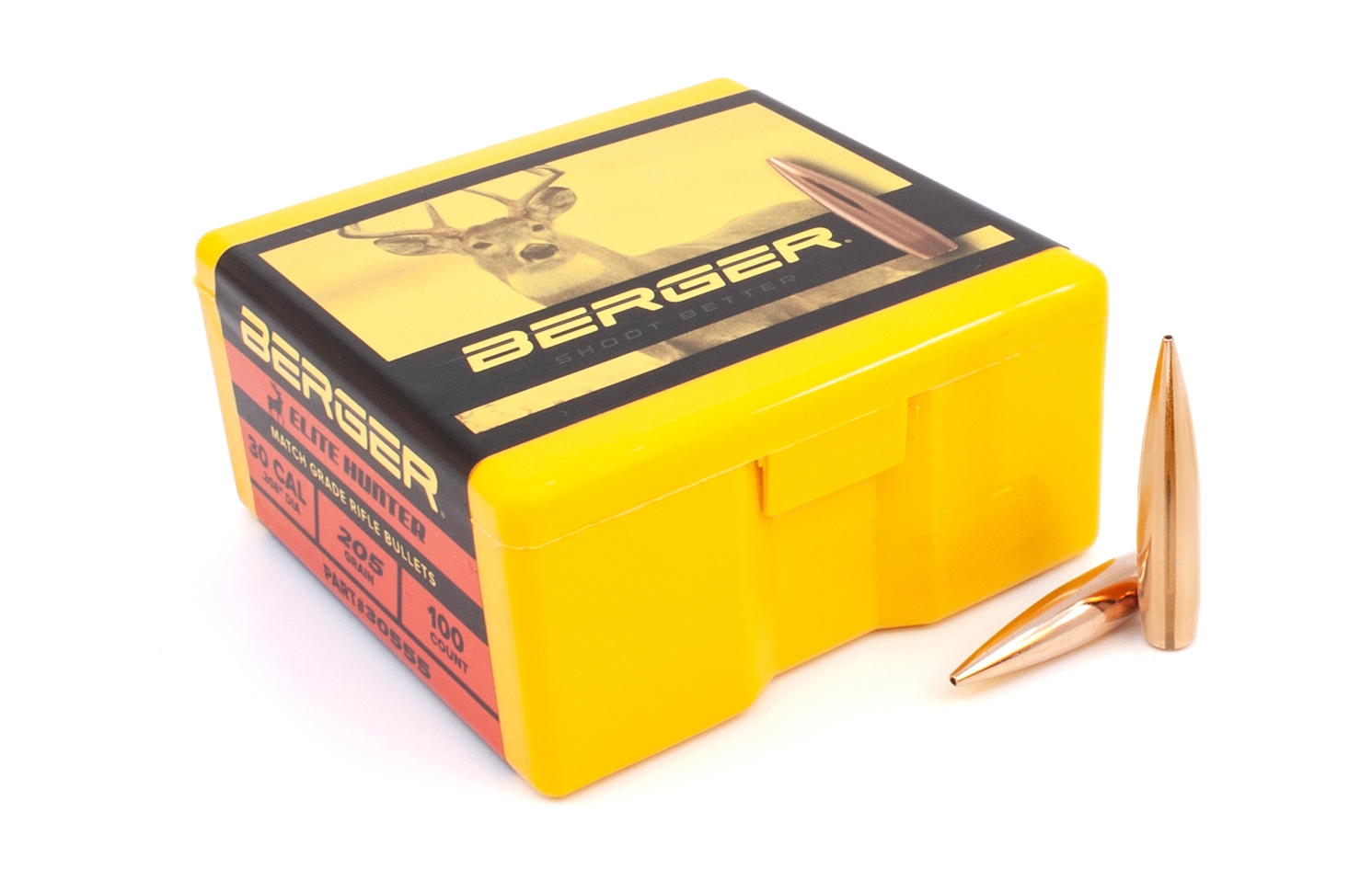 New Berger 30 Caliber 205 Grain Elite Hunter Bullets - Capstone ...