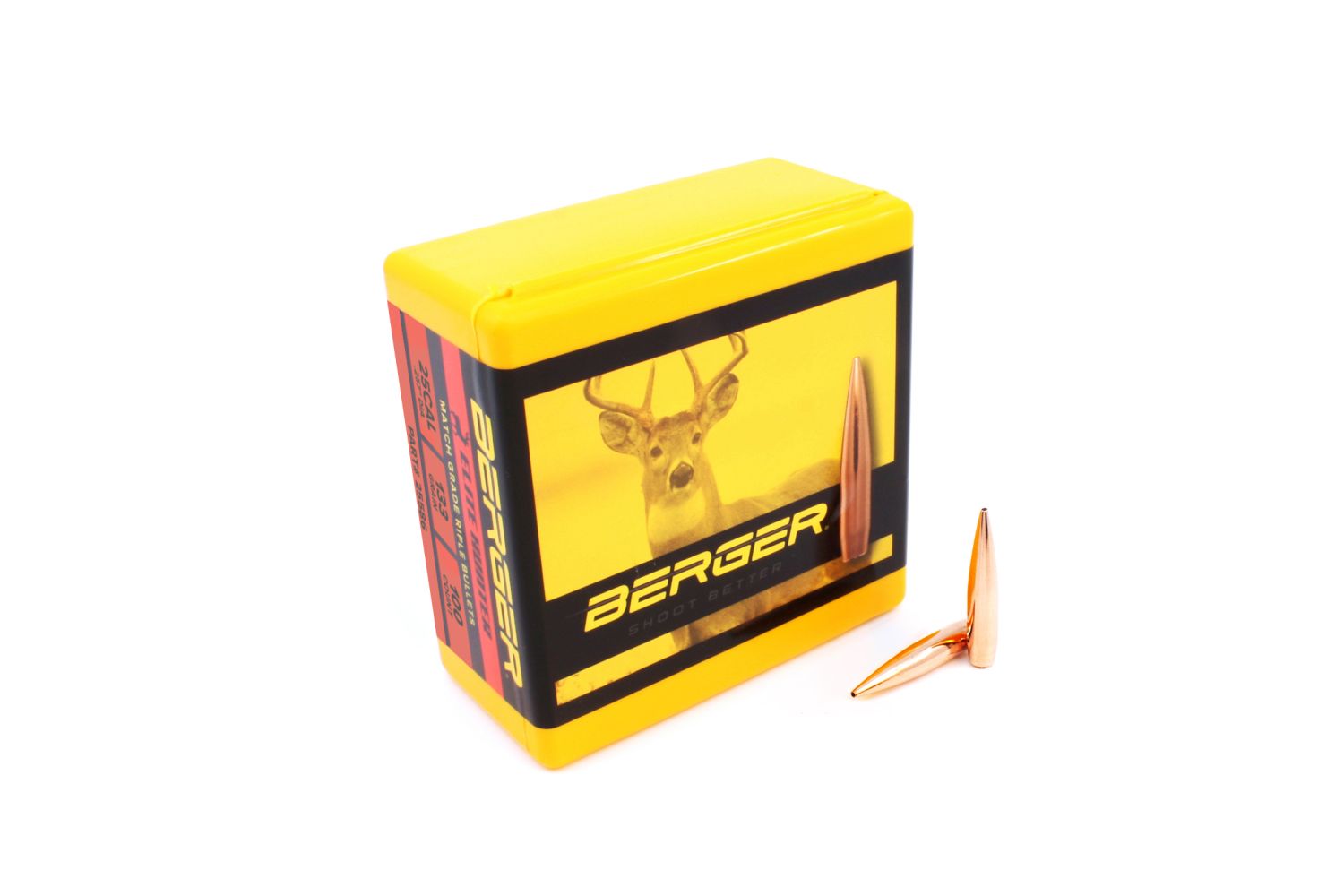 New Berger 25 Caliber 133 Grain Elite Hunter Bullets - Capstone ...